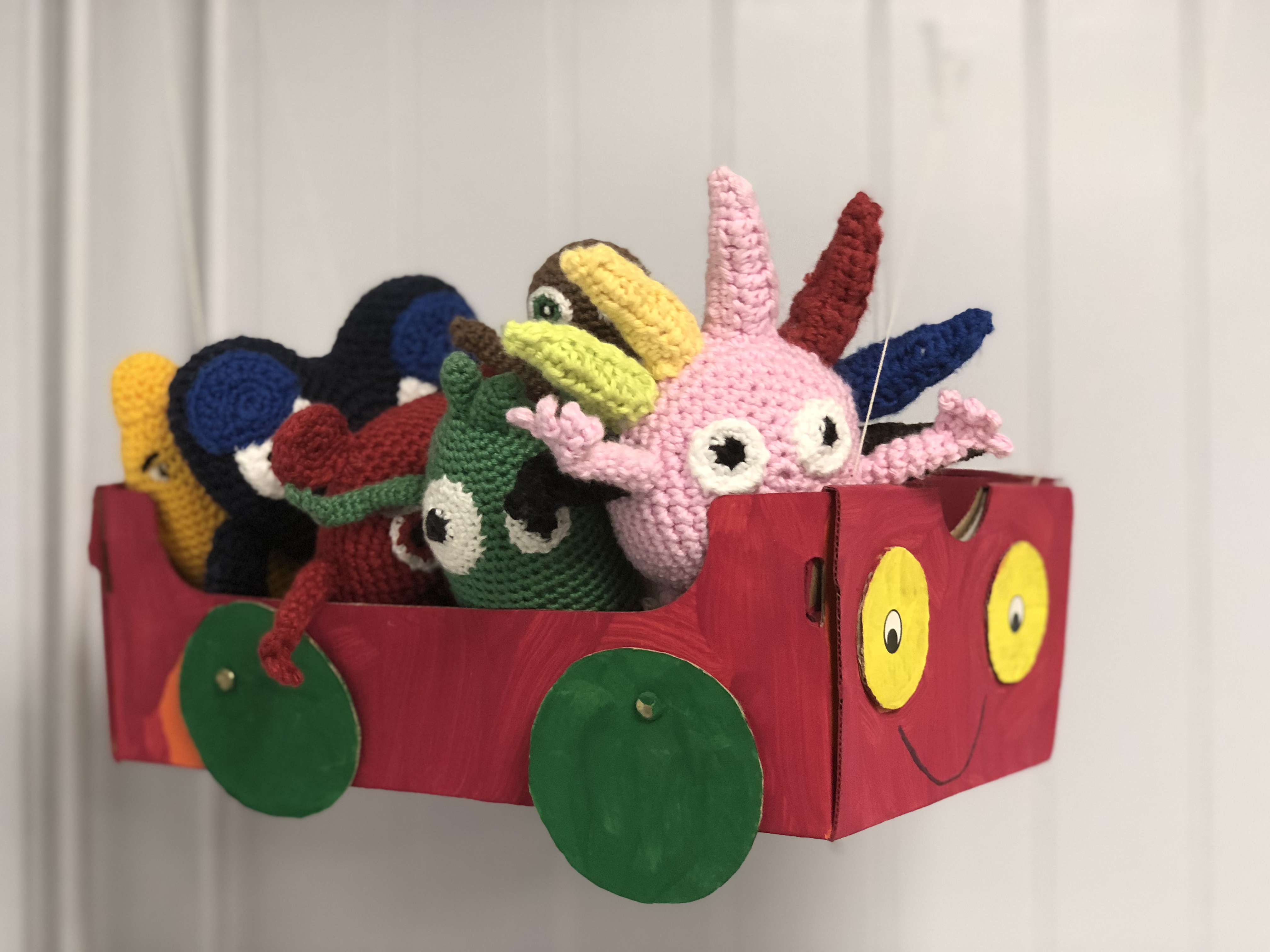Babblarna åker i sin bil
