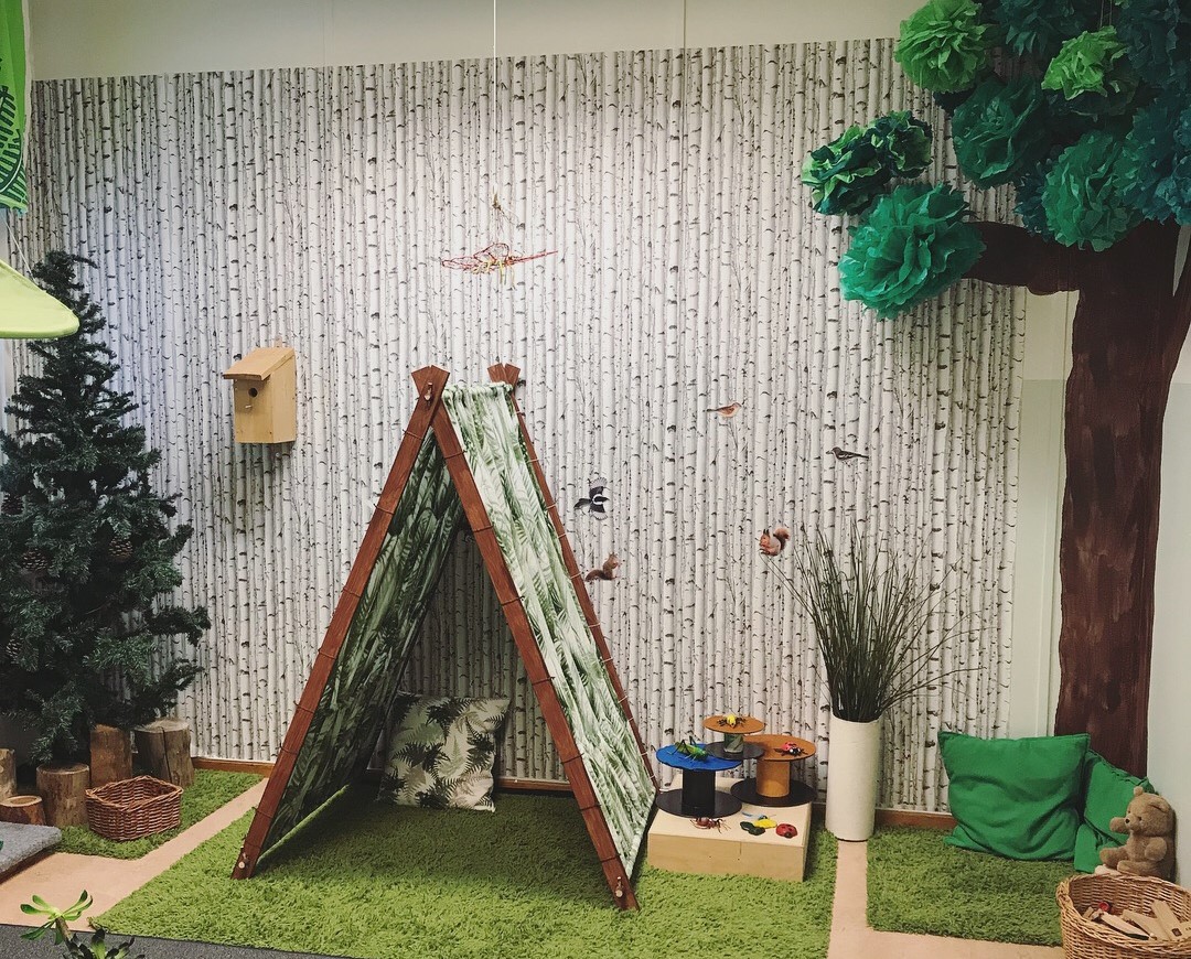 Koja inomhus på förskola